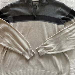 Sun River Clothing Co. Quarter Zip Colorblock Sweater